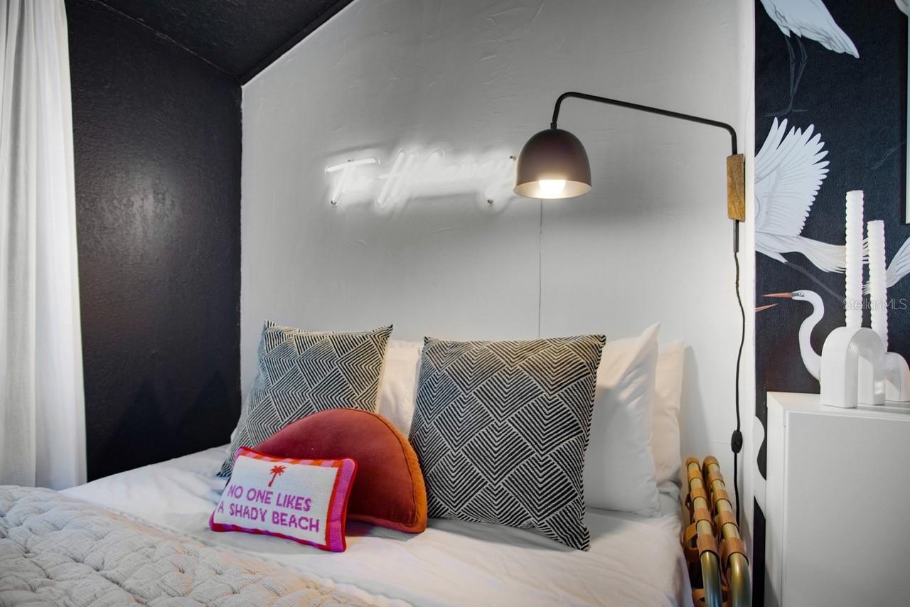 Furnished Unit #1 Modern Bedroom