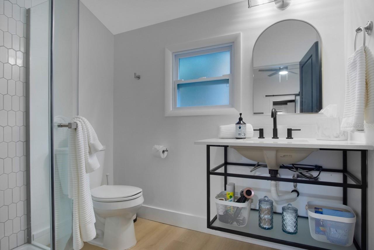 Furnished Unit #1 Refreshed Bathroom
