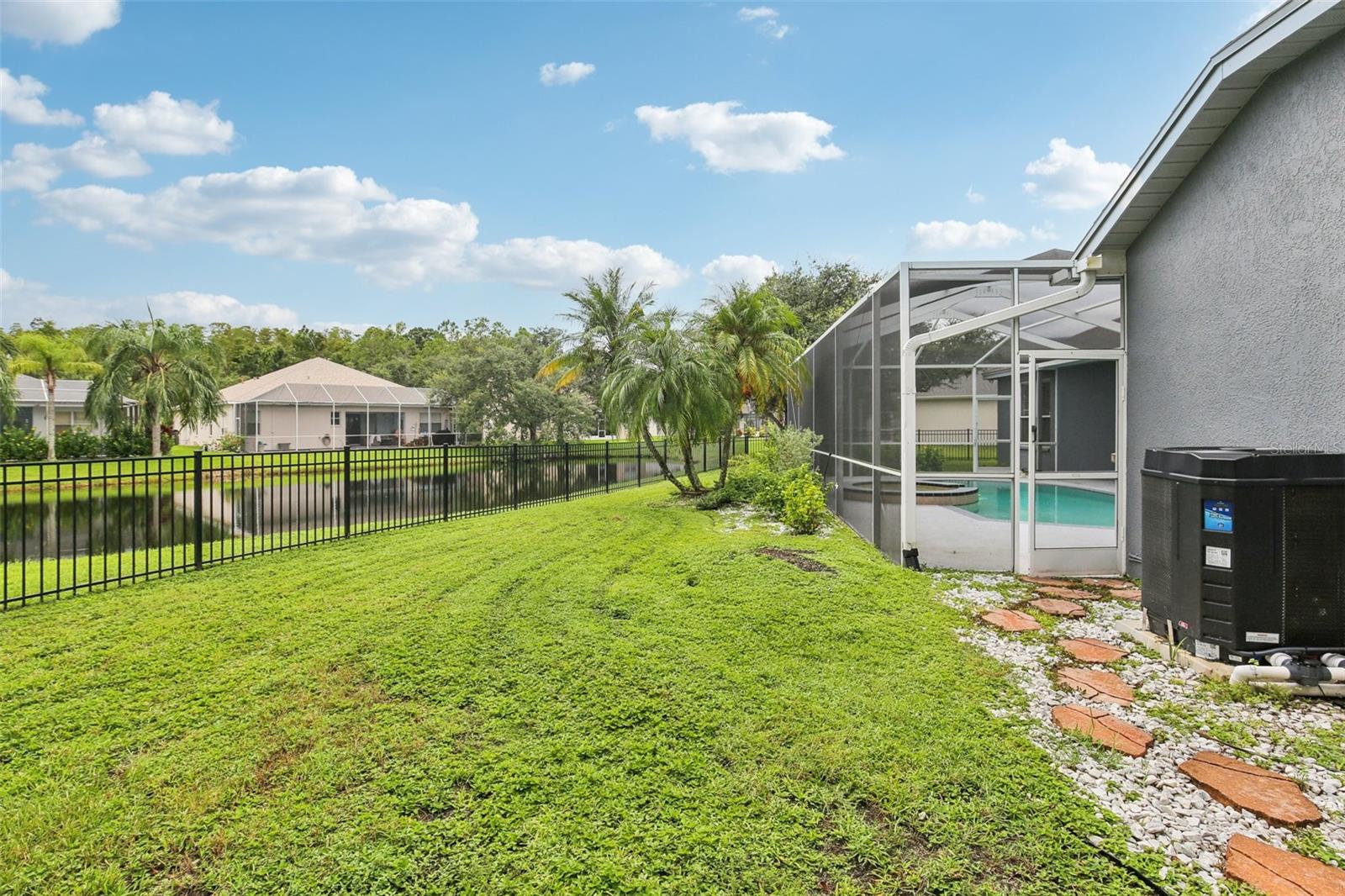 PLENTY OF FENCED IN YARD
