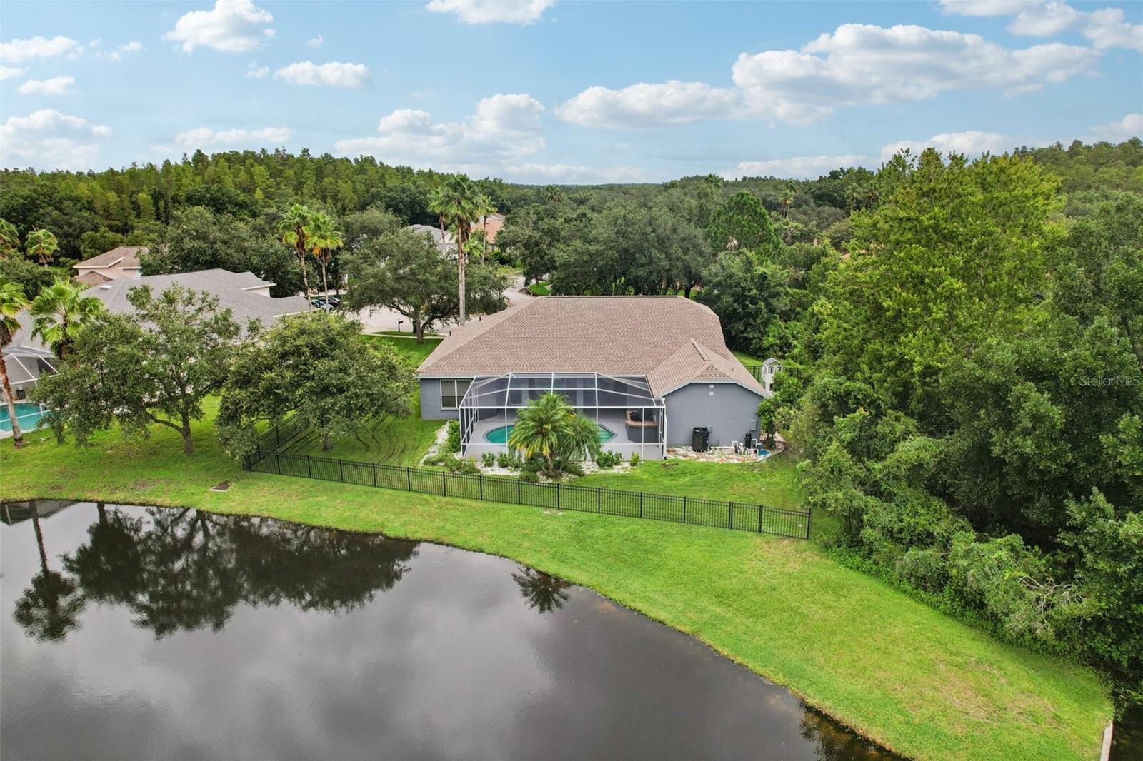 VIEW OVER THE POND