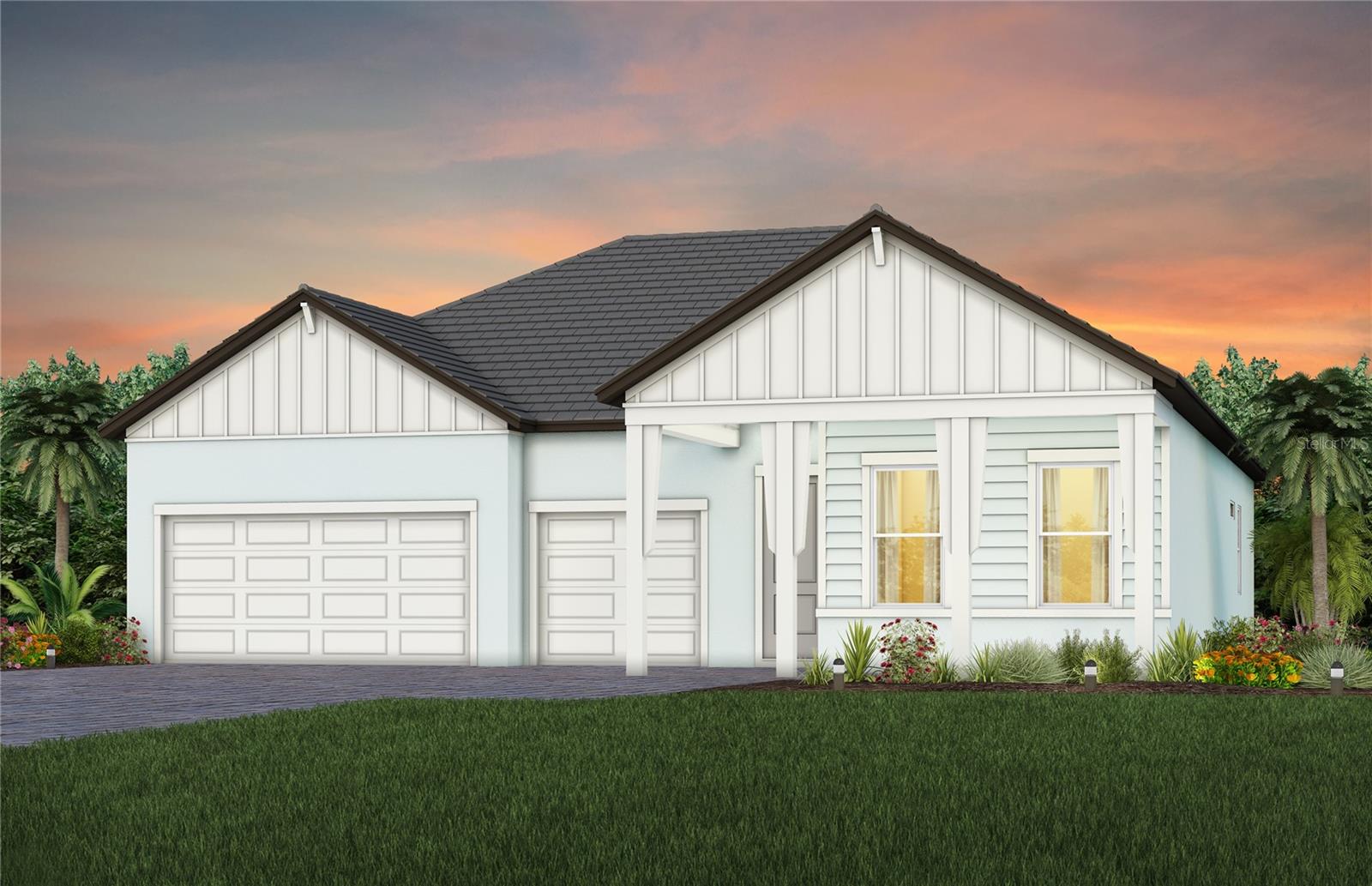 Exterior Rendering, Elevation FH2