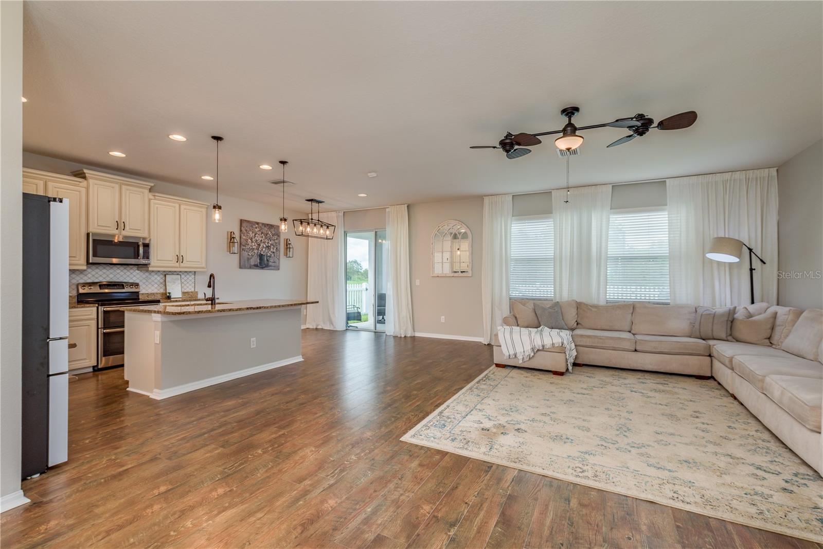 Living Room and Kitchen