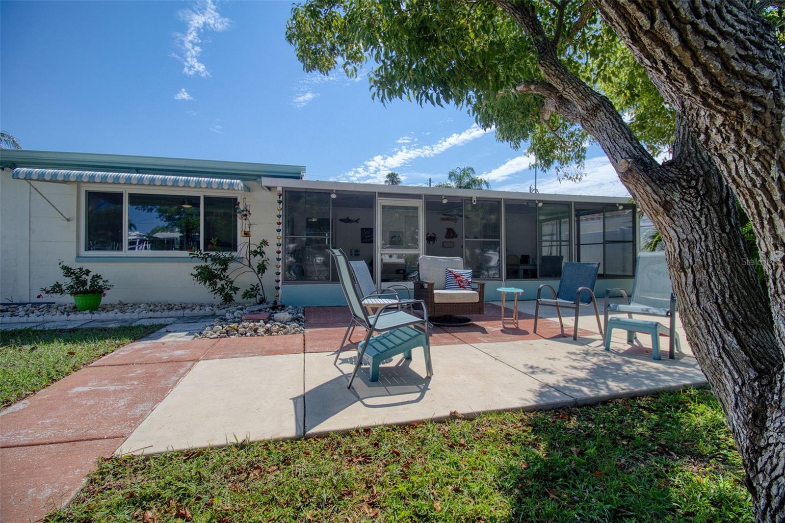 Rear patio