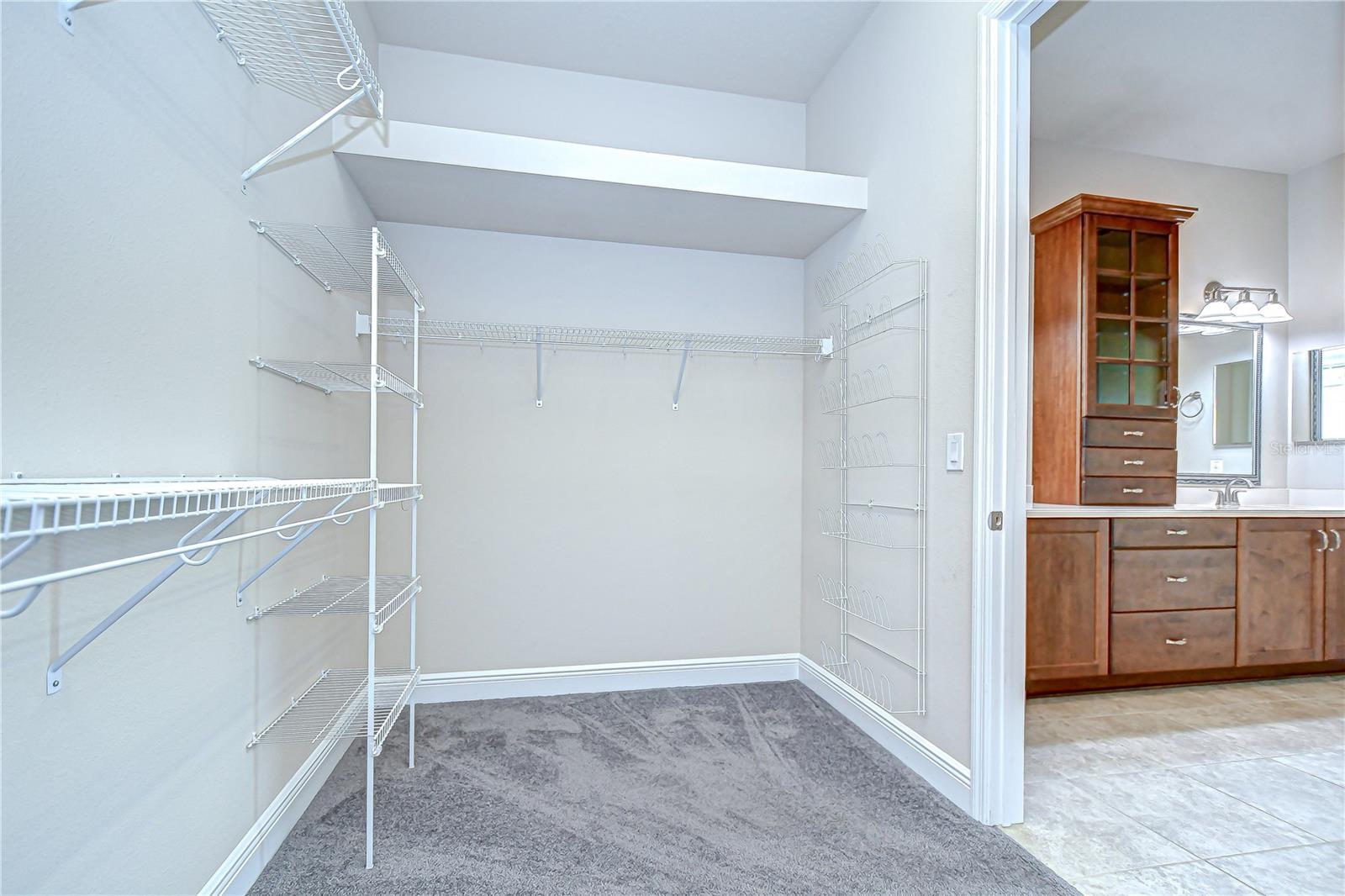 Spacious Walk-In Closet for Maximum Organization