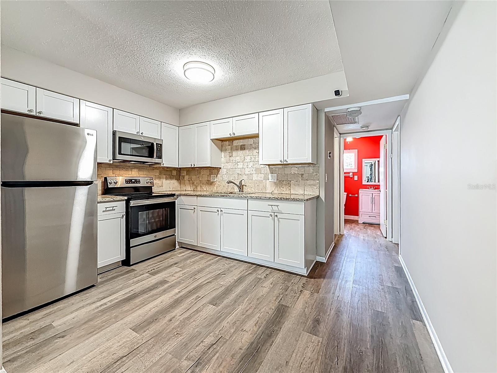 Kitche from living/dining room