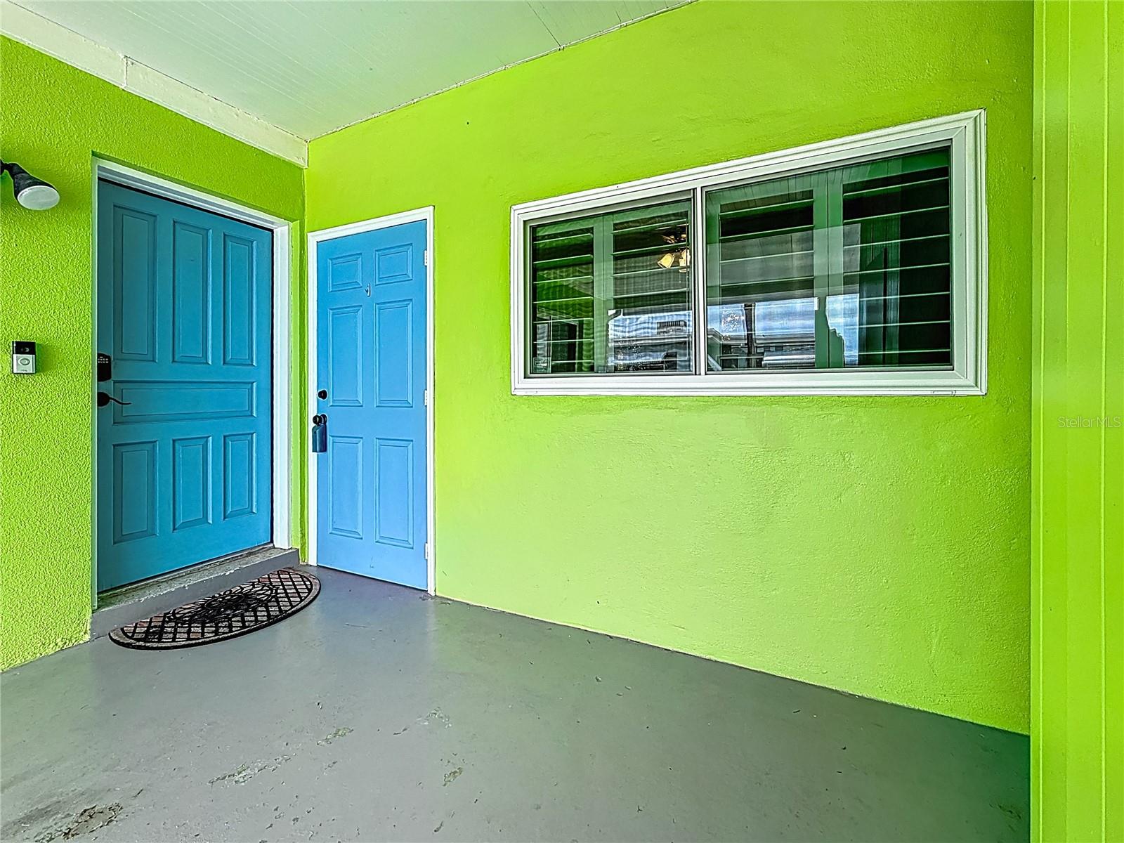 Door on left Living Room, Door on Right Bonus Room