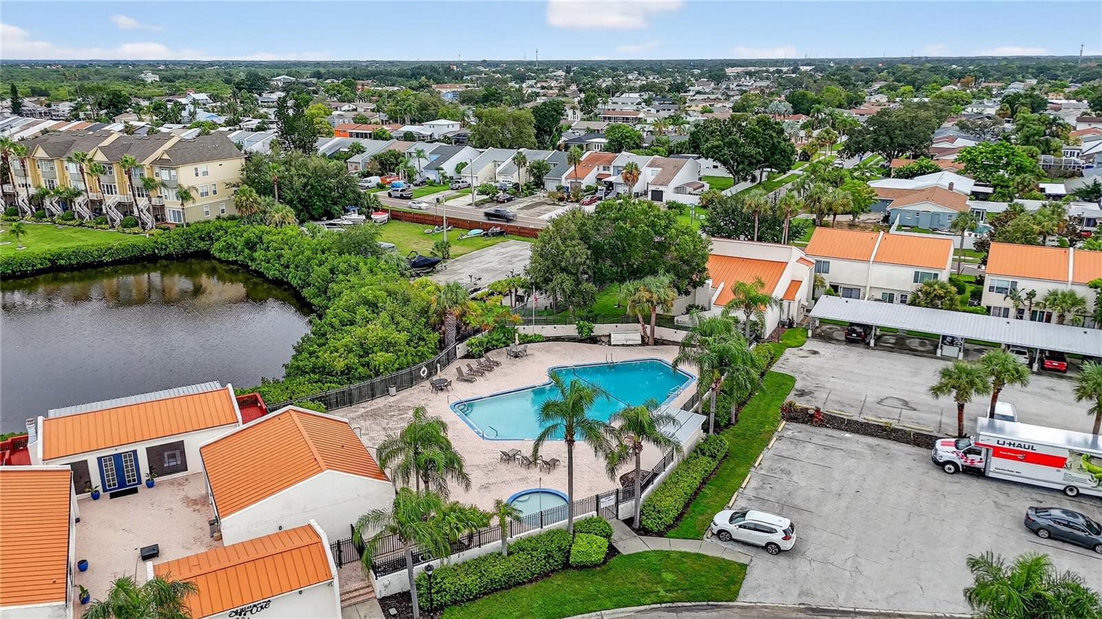 Less than a block to the community pool and clubhouse.