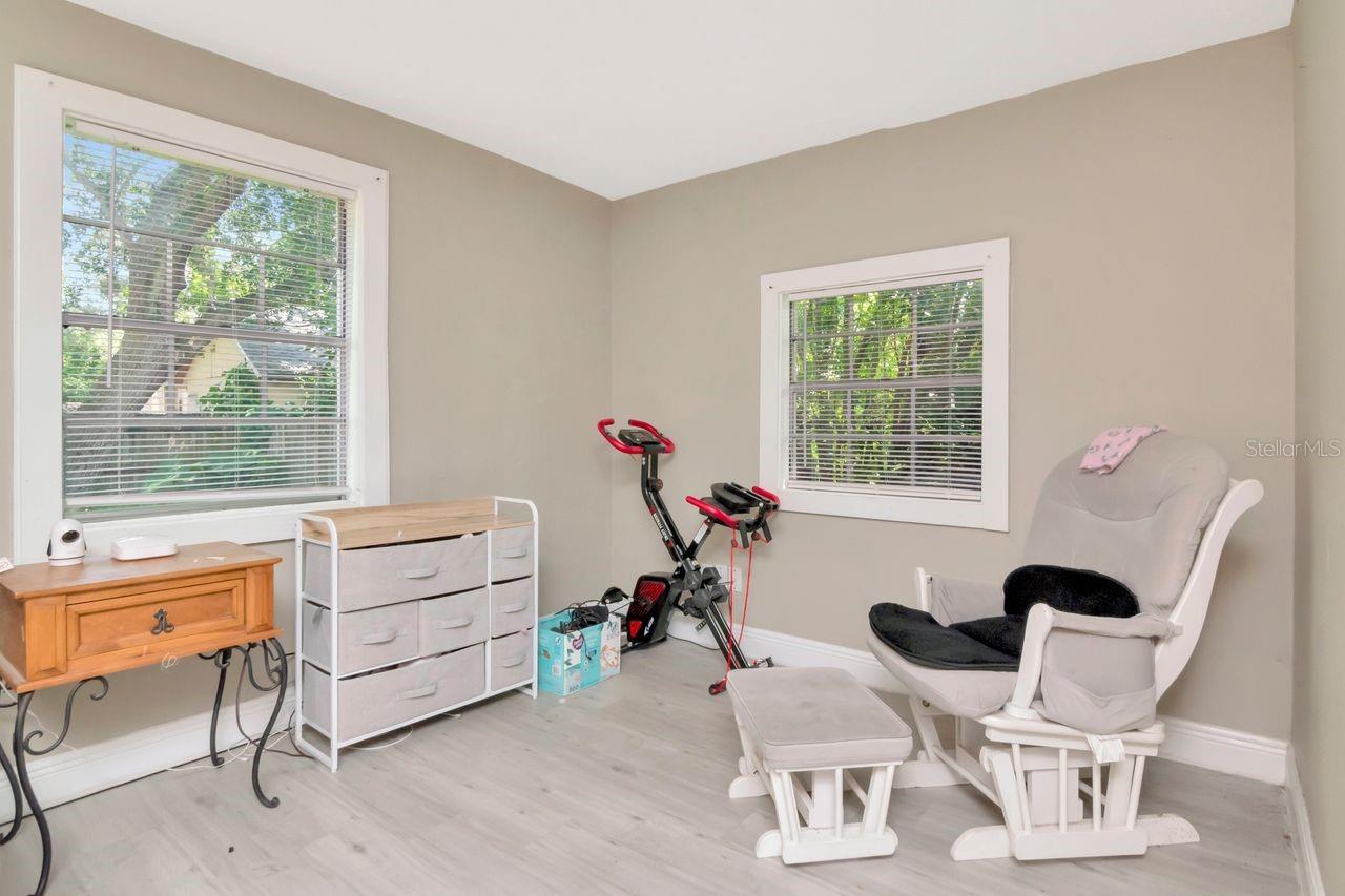 Oversized Primary Suite -Nook for nursery, sitting area, gym equipment