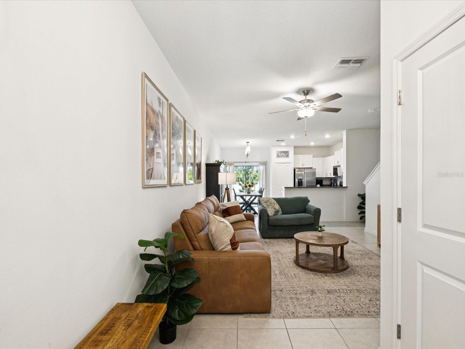 Open floor plan