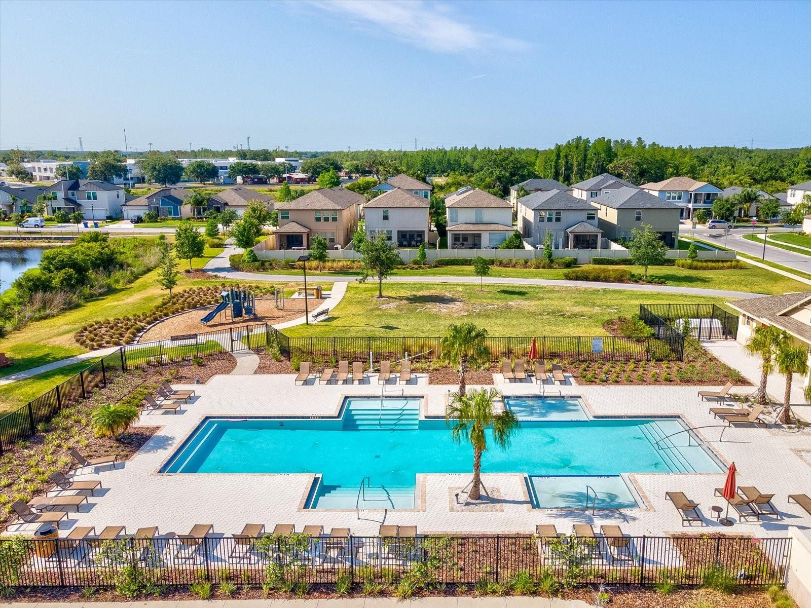 Main pool up near the front entrance.