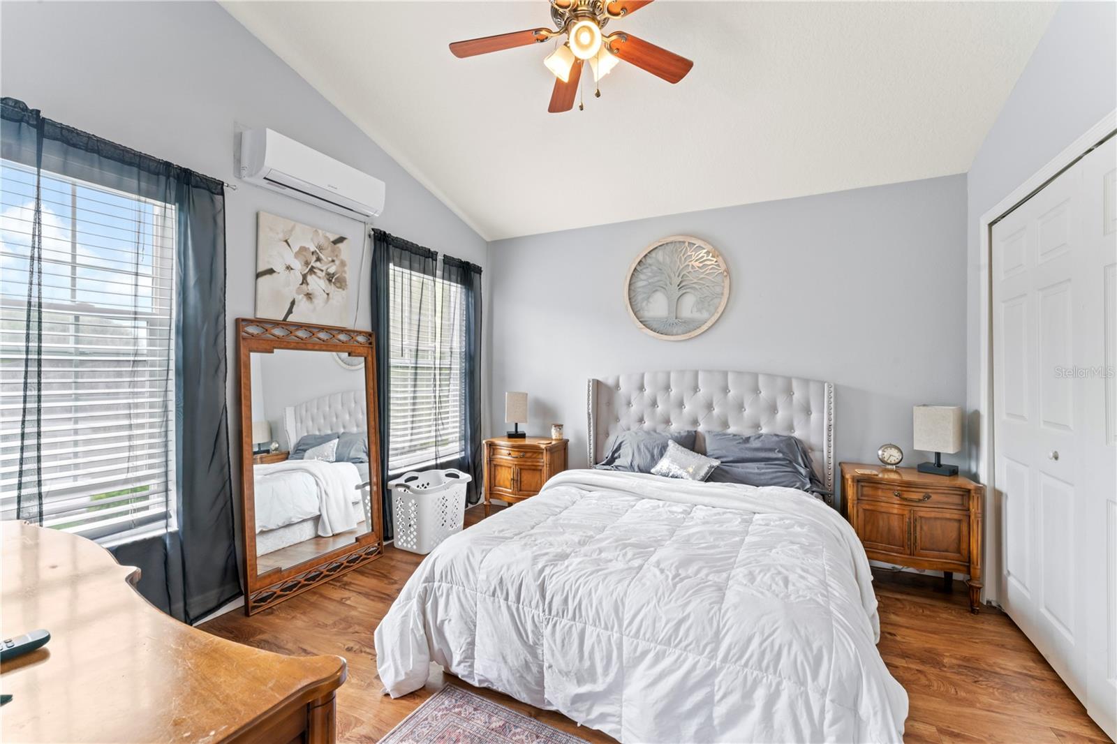 attached apartment bedroom