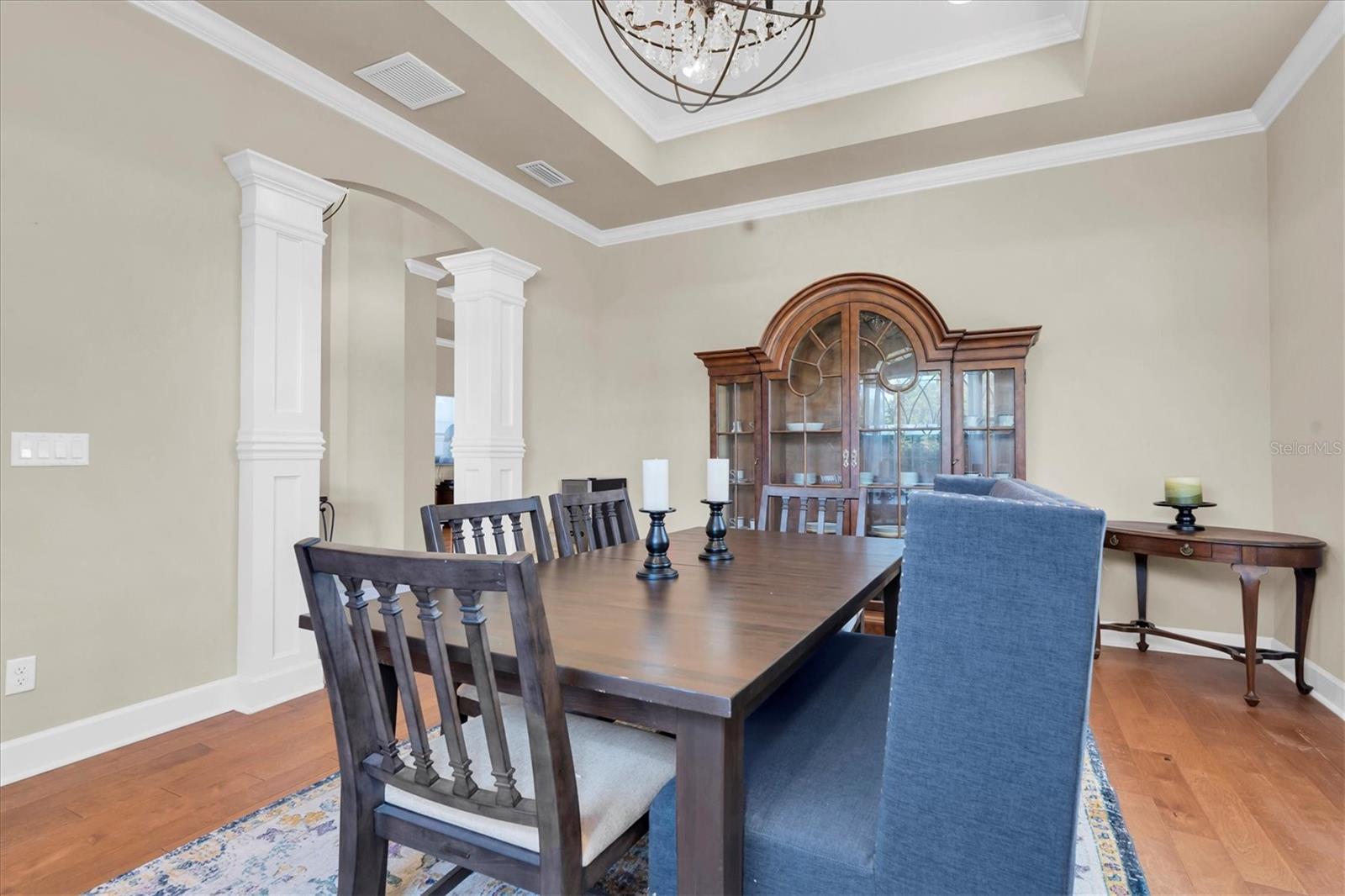 Formal dining area