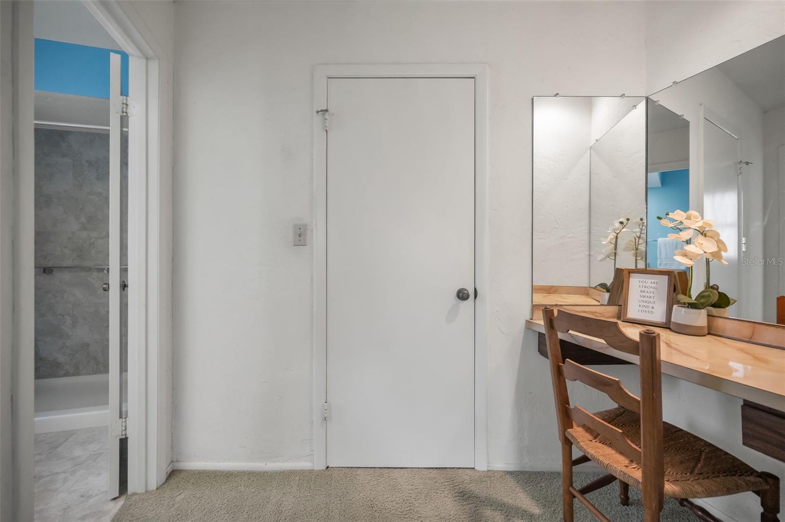 Vanity Area - Walk in Closet