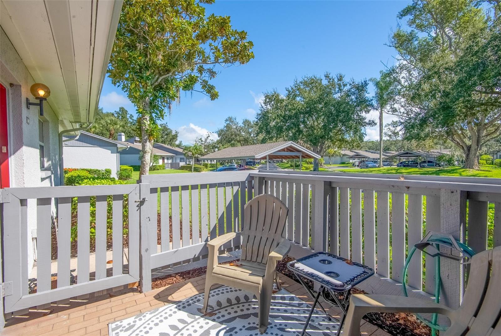front patio just off either dining room or breakfast room