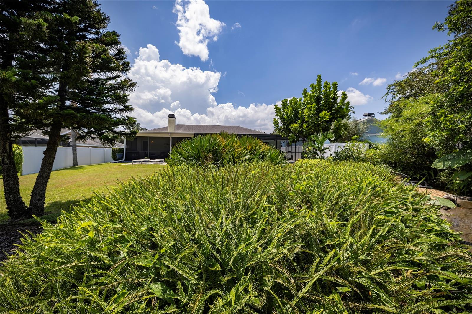 Not owned by Seller but Sellers maintain this space behind the home