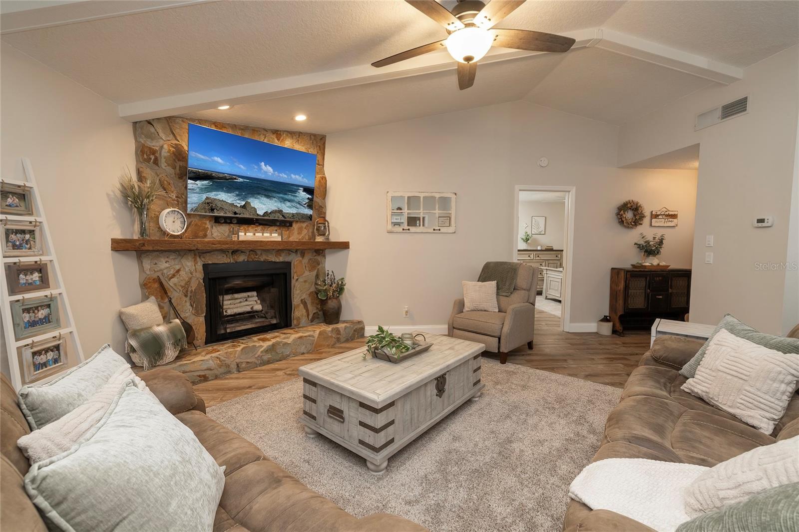 Family Room with Fireplace