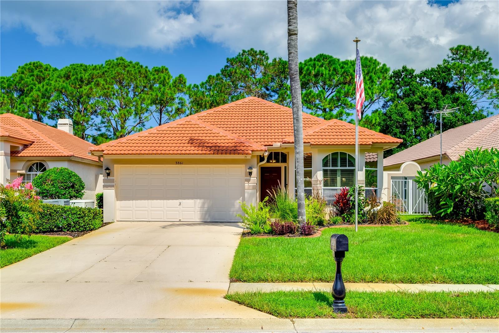 front of the home