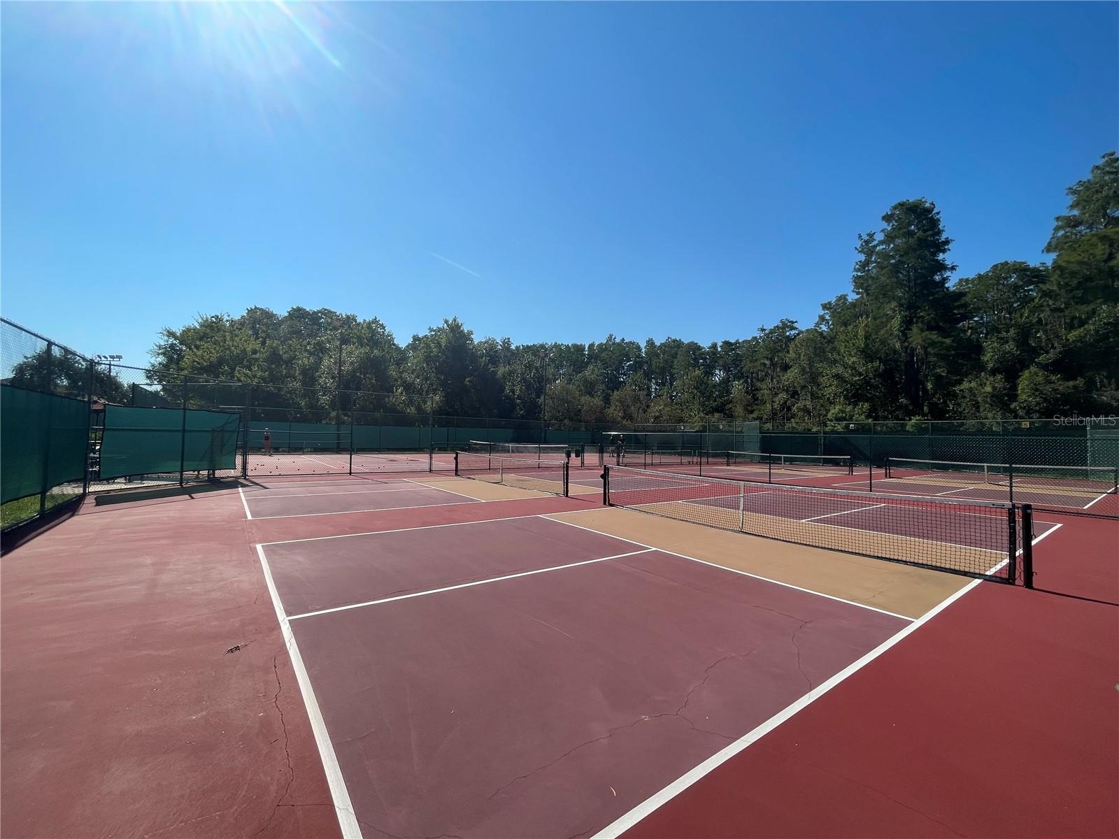 tennis courts