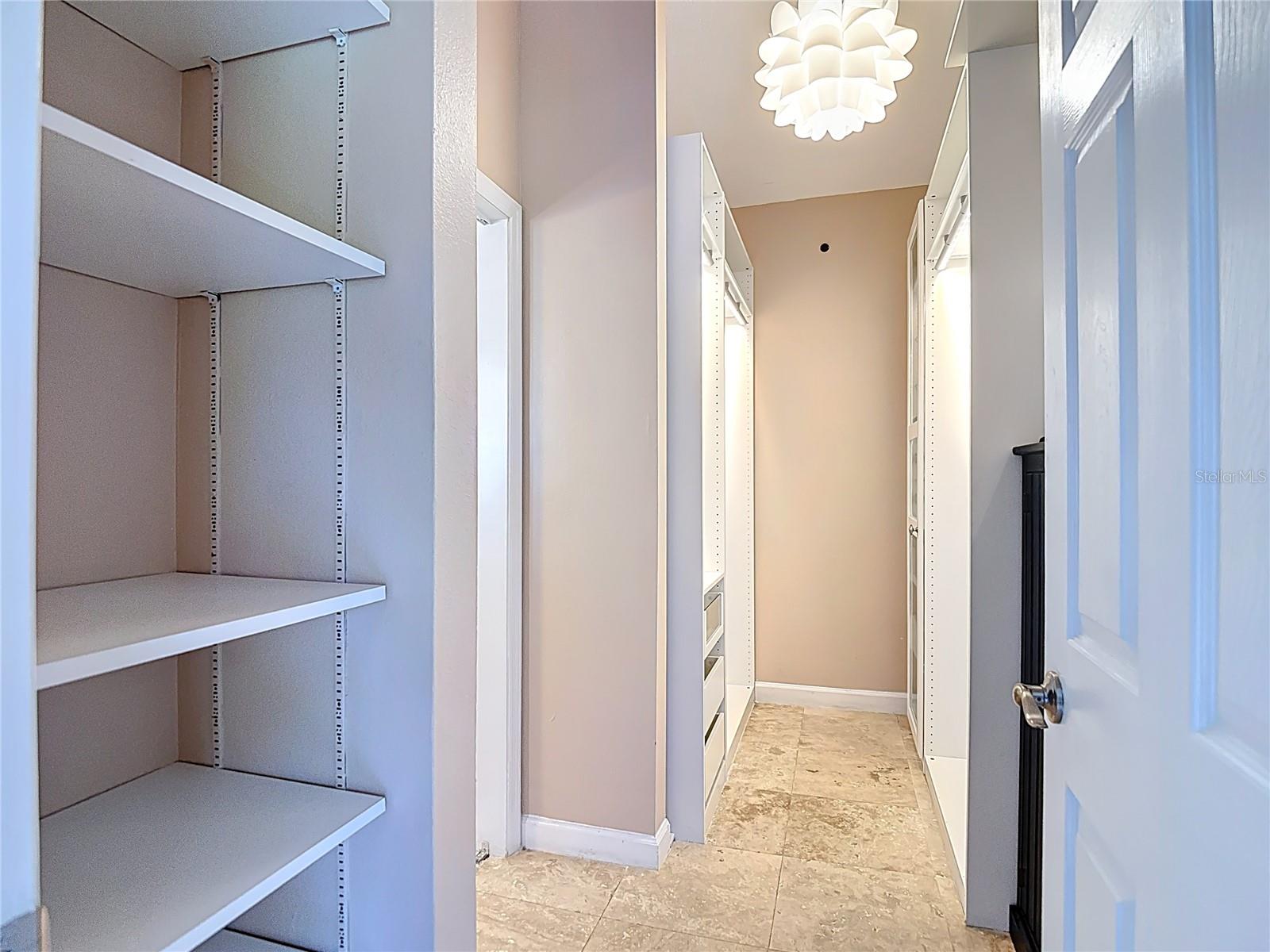 Primary Walk In Closet