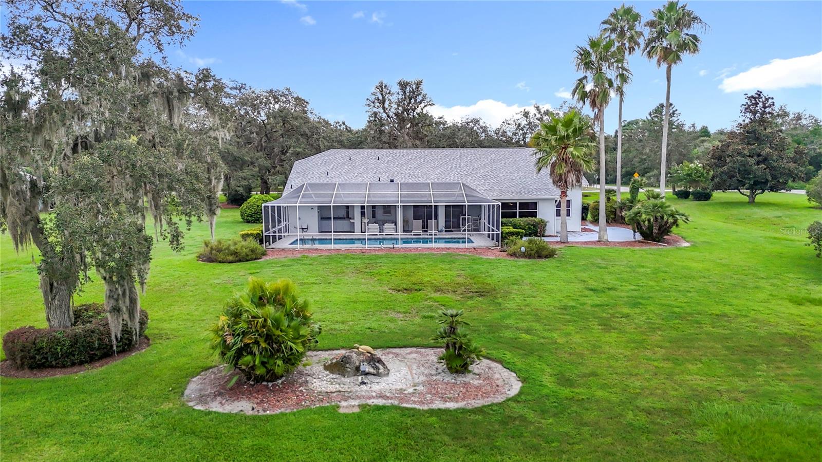 Rear of the property