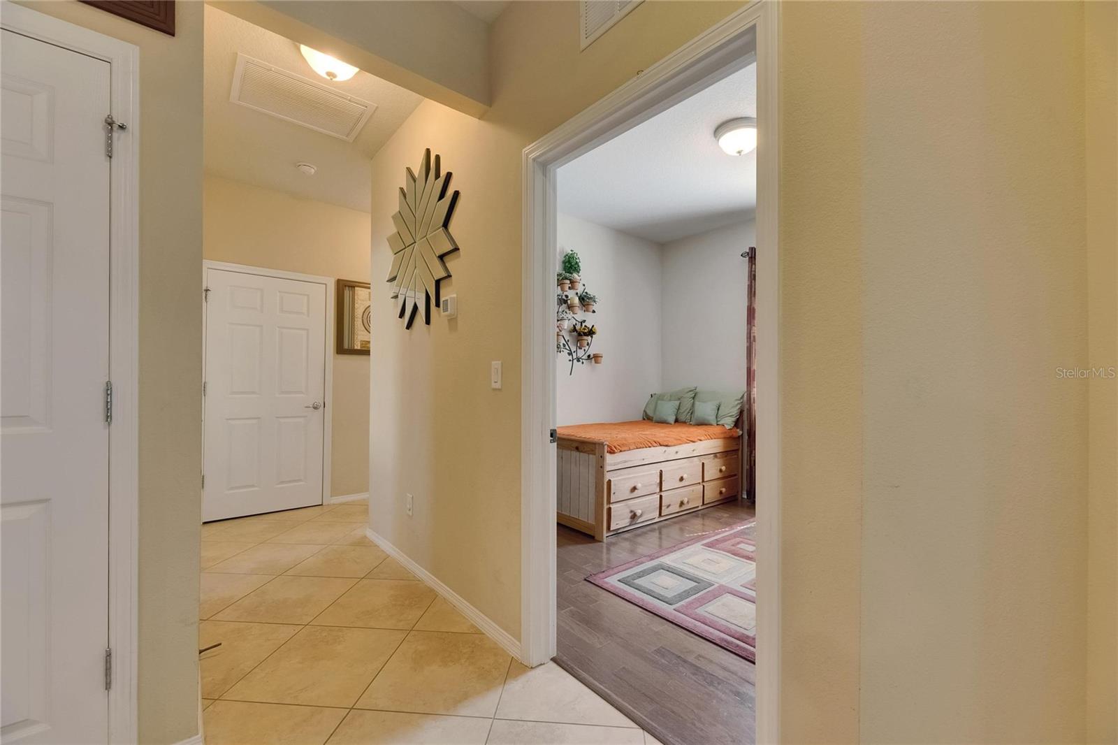 Entrance to 3rd bedroom/office/den