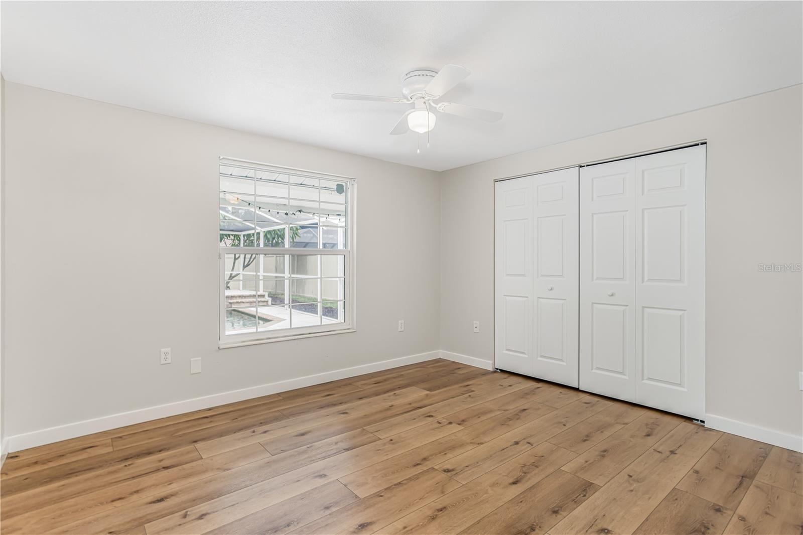 Bedroom #2 with Large Closet!