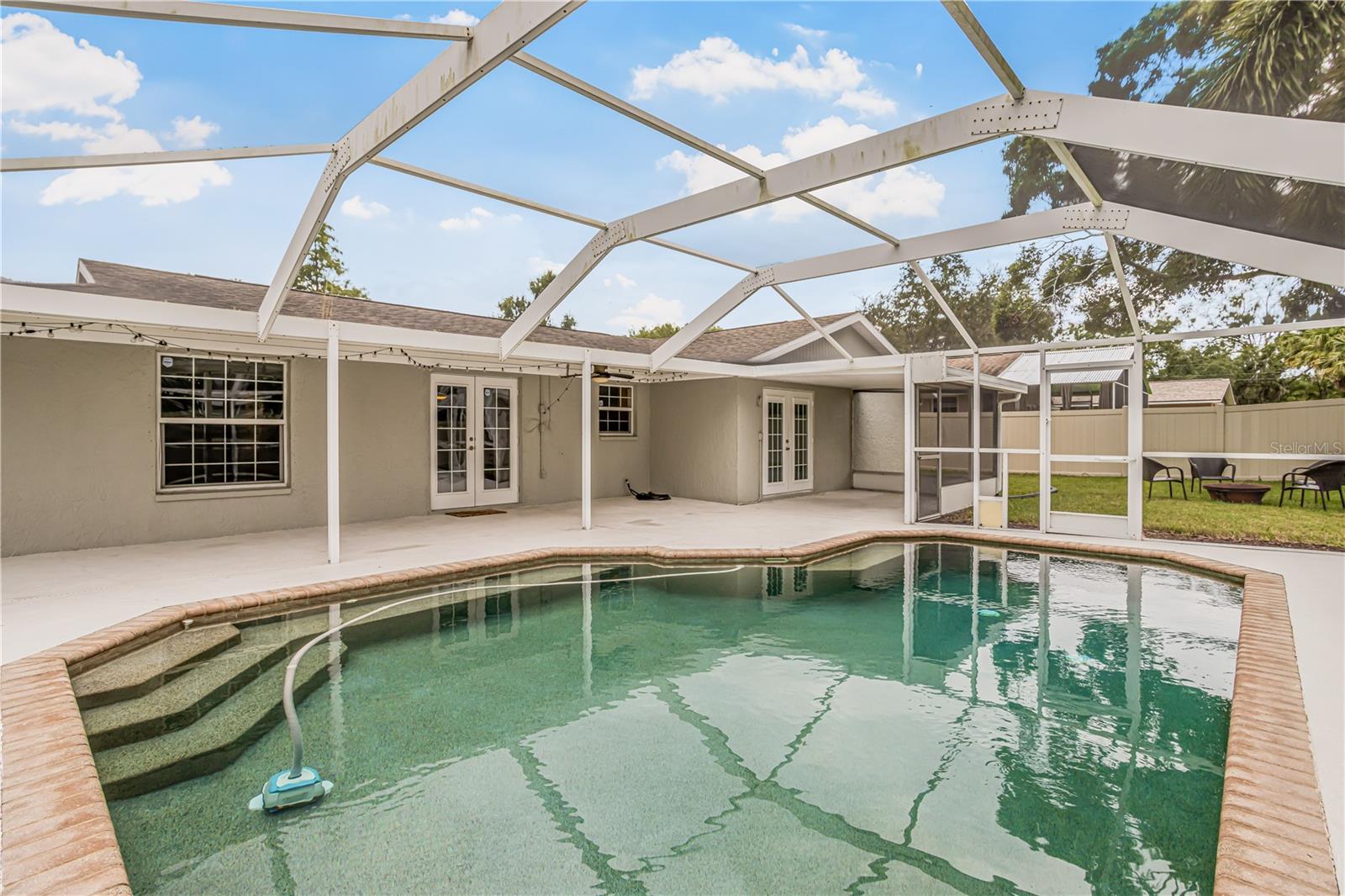 Pebble Tec Pool Finish and Waterfall Feature