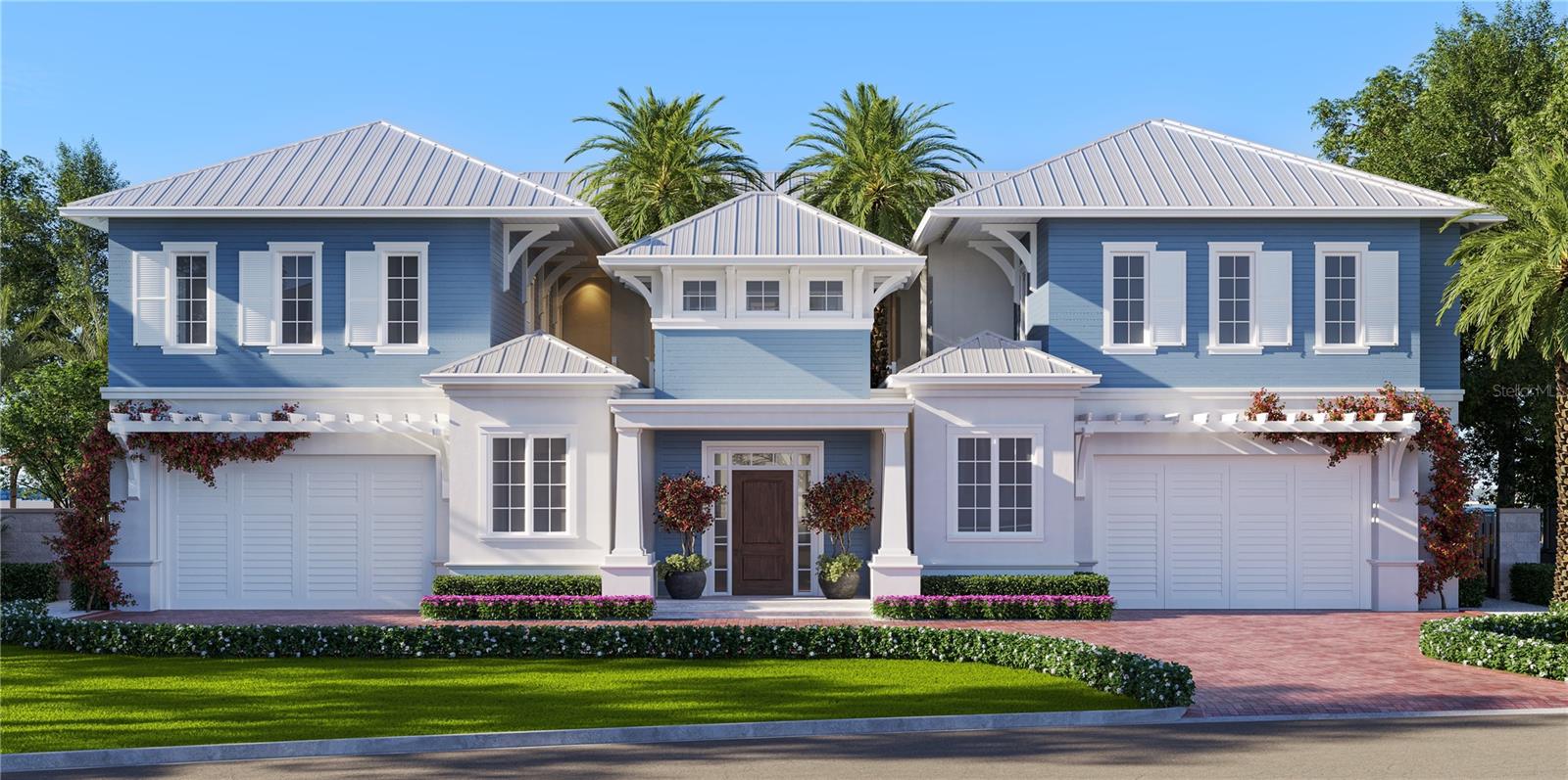 Front of the Edgewater home in the Pink Streets.