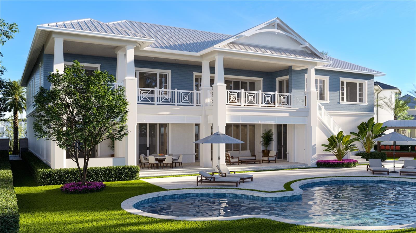 Both covered lanais feature outdoor kitchens, making entertaining a dream.