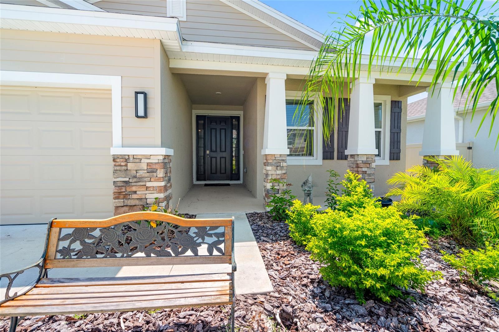 Beautiful elevation and landscaping