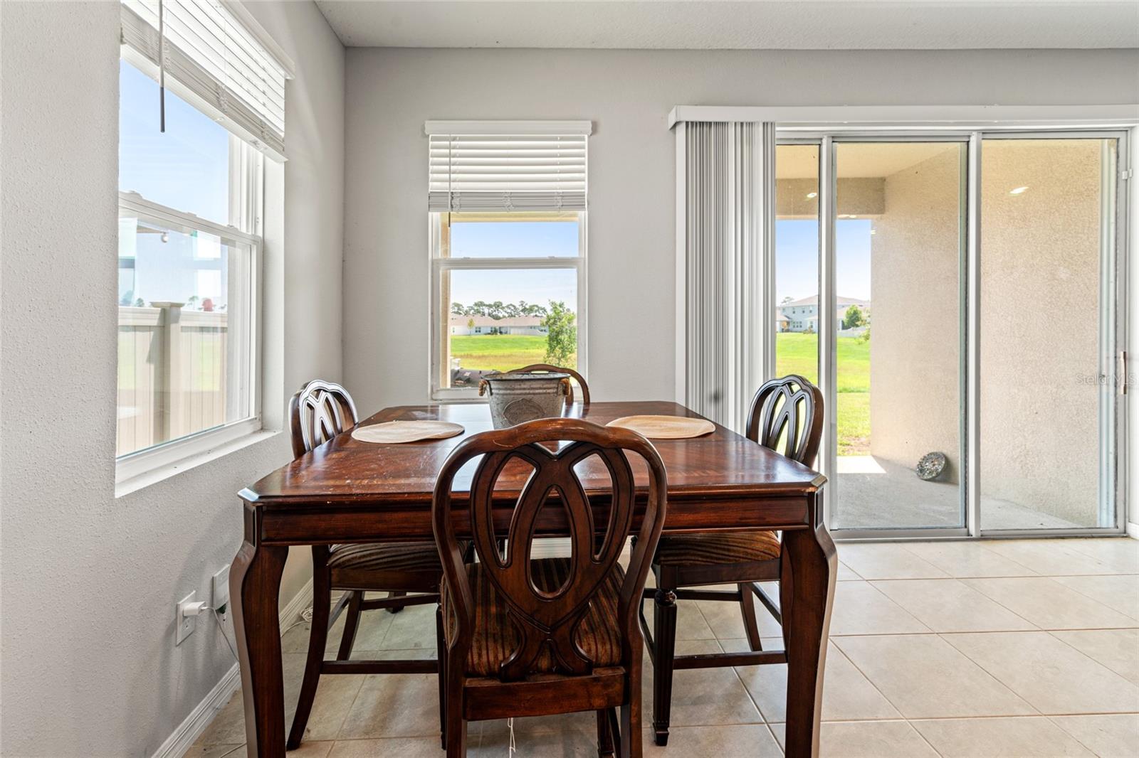 room for a large kitchen table