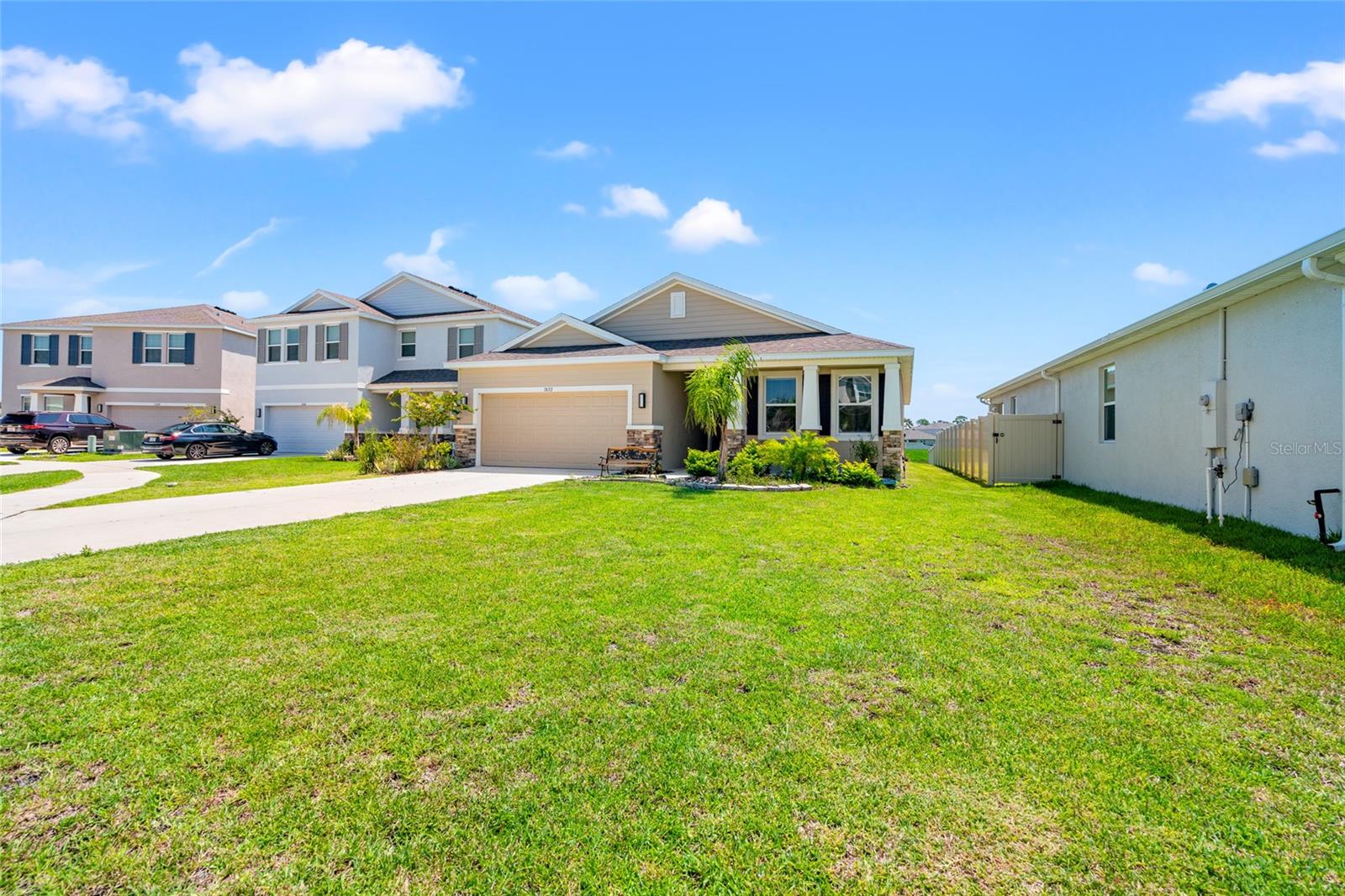 beautifully maintained lawn