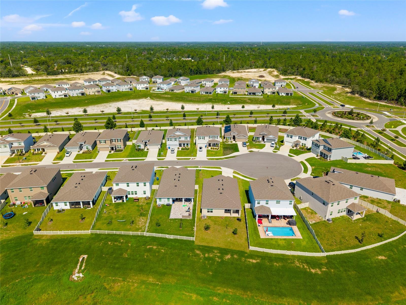 overview of the quaint neighborhood