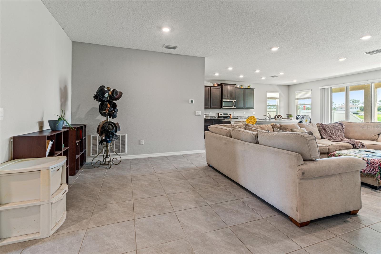 bring you large dining table or make this a cozy den