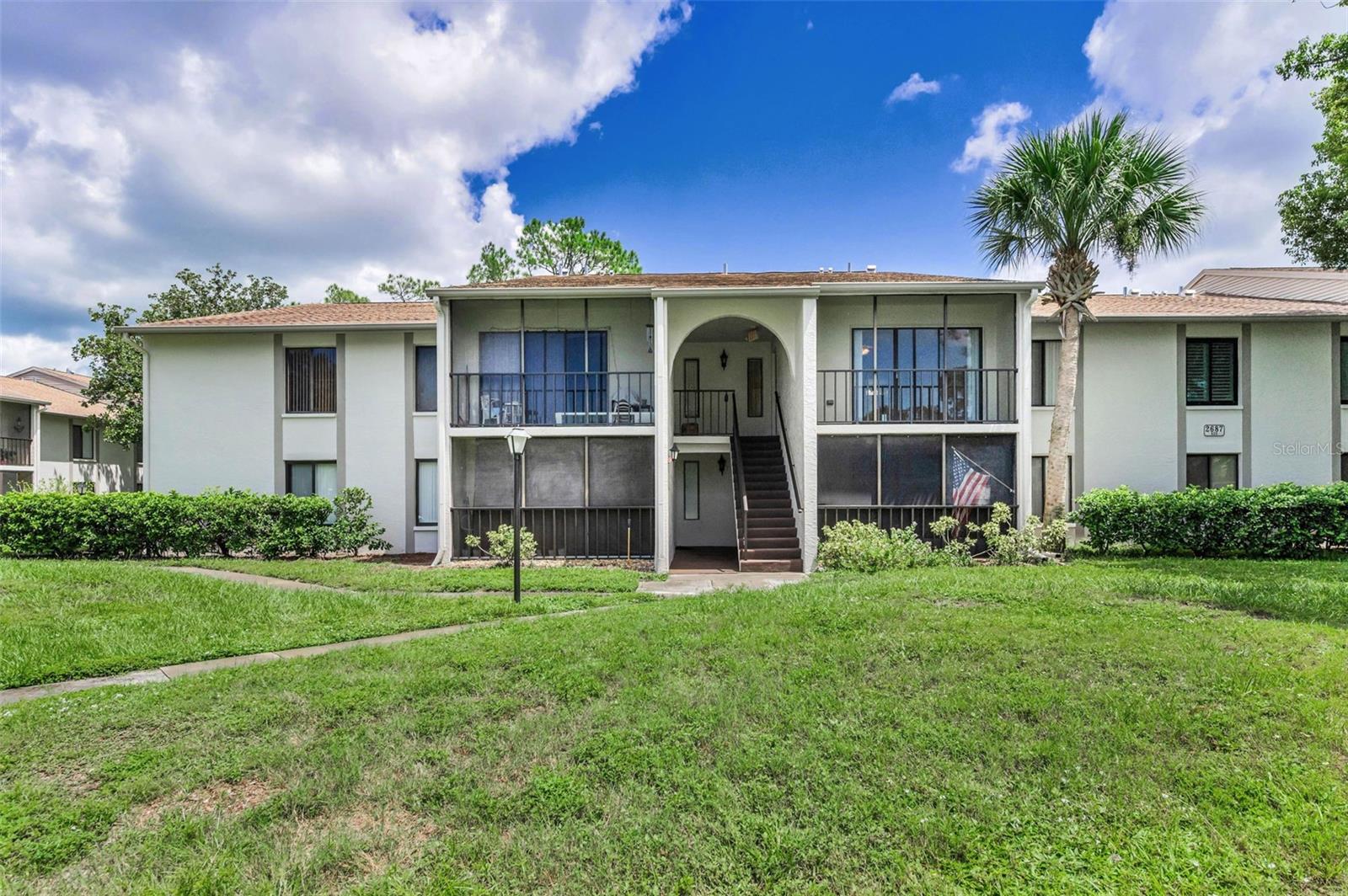 2nd floor unit on right