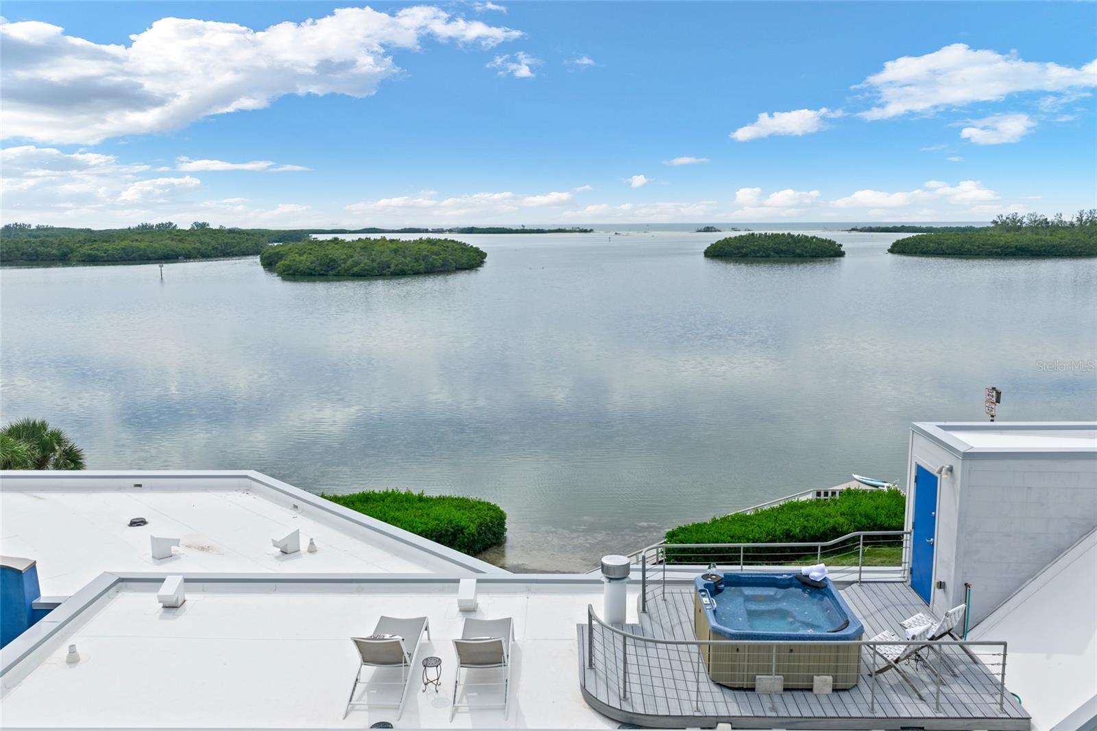 This is the only property on Oceanview where you can see directly through the mangroves.  Irma's pass is in the distance.