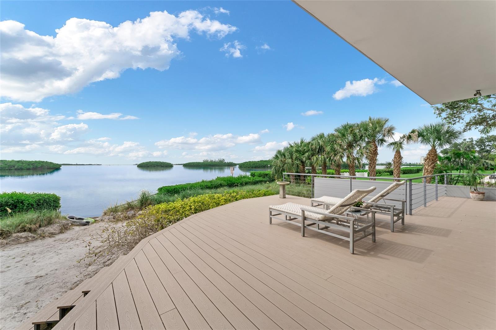 Watch natures creatures come to life while relaxing on your sundeck - An abundance of birds, fish, and dolphins to be seen!