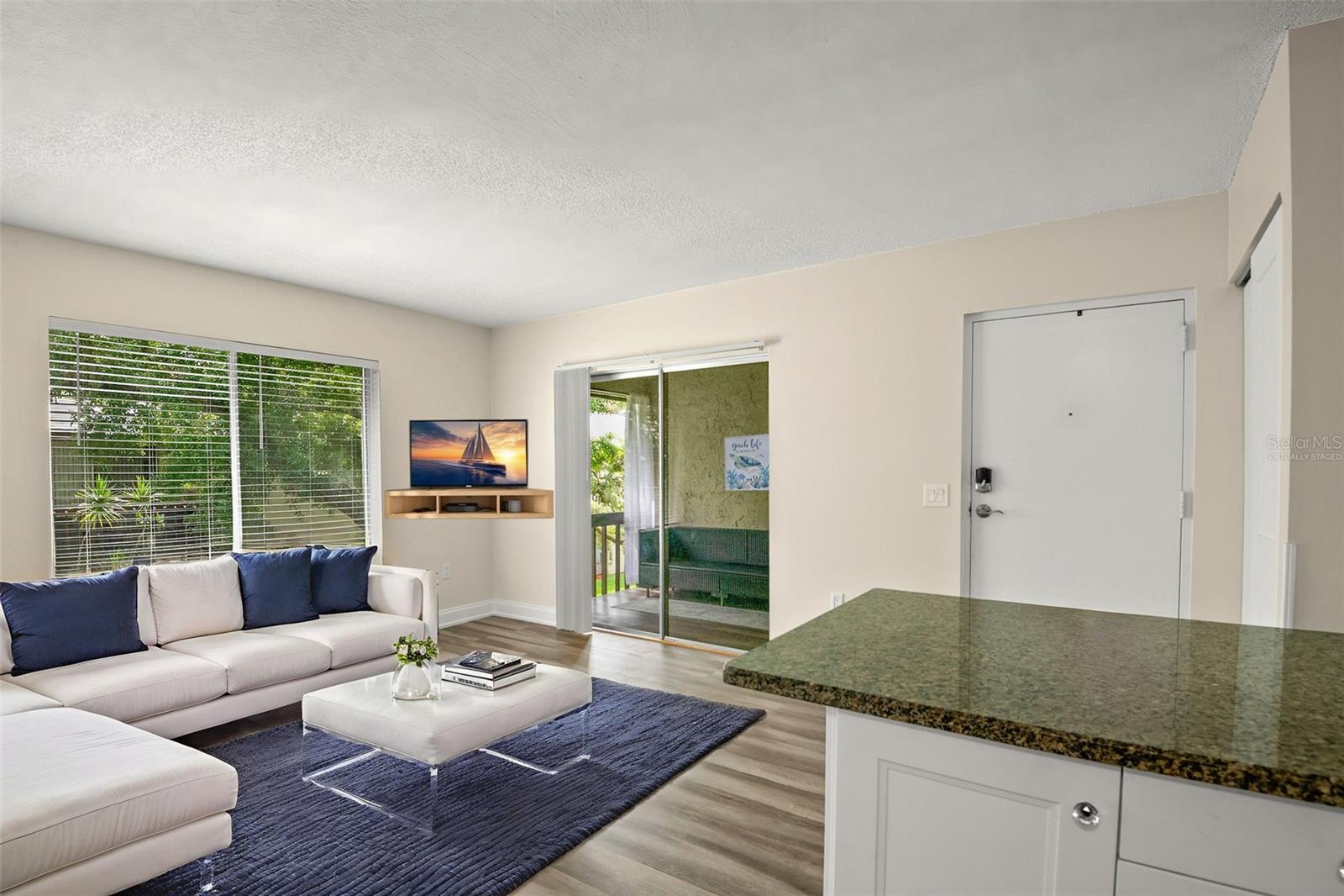 Virtually Staged Living Room