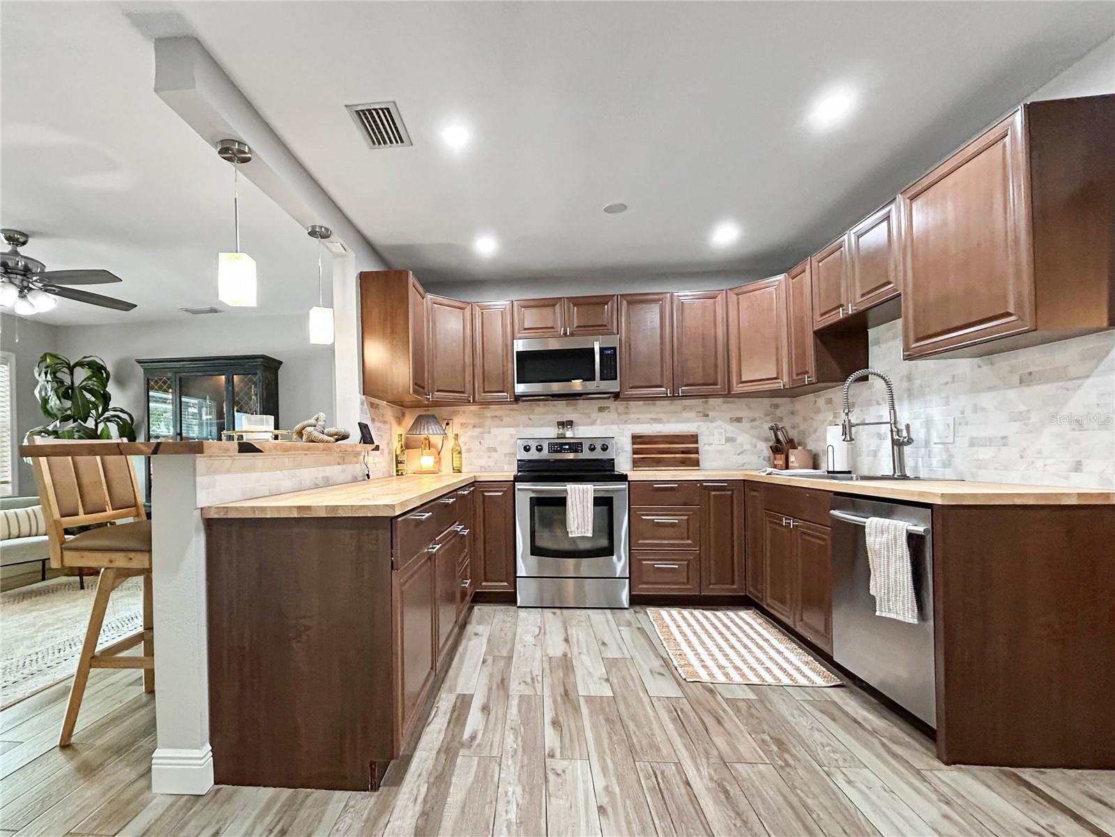 BAR SEATING FOR ENTERTAINING WHILE COOKING