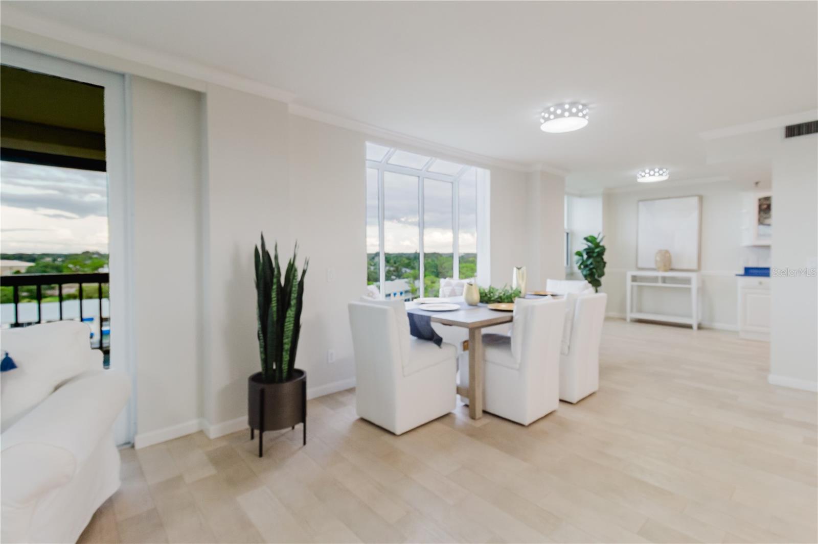 Large dining area