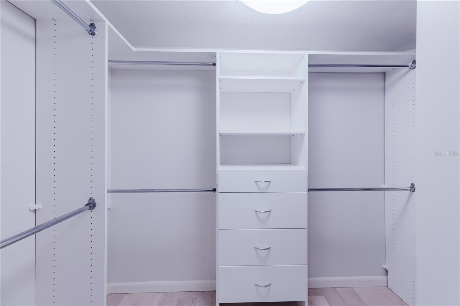 Primary Walk in closet