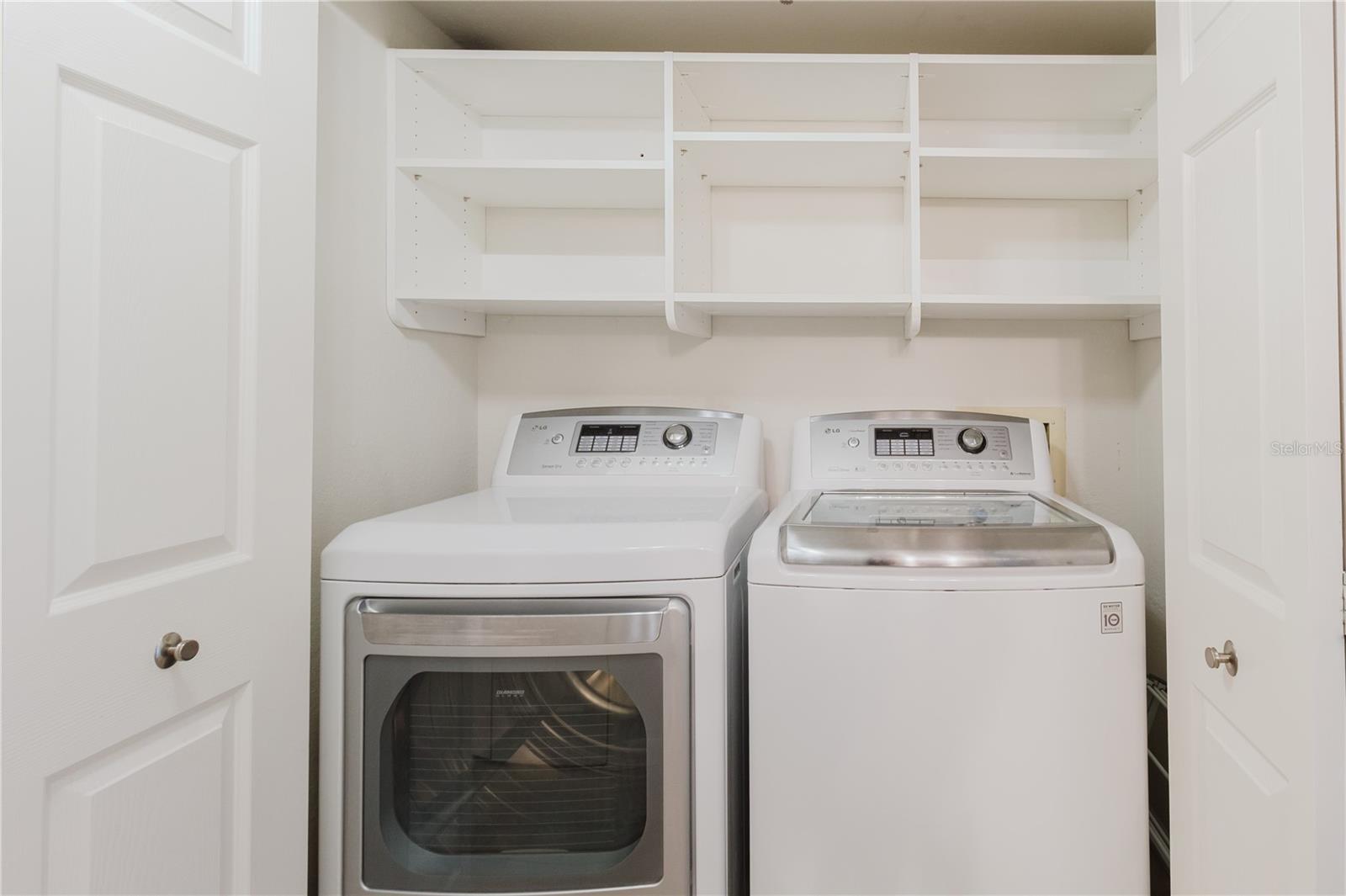 Washer and dryer Closet