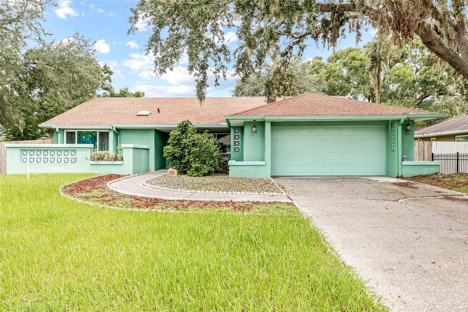 Front of home - Corner Lot - almost .25 acres