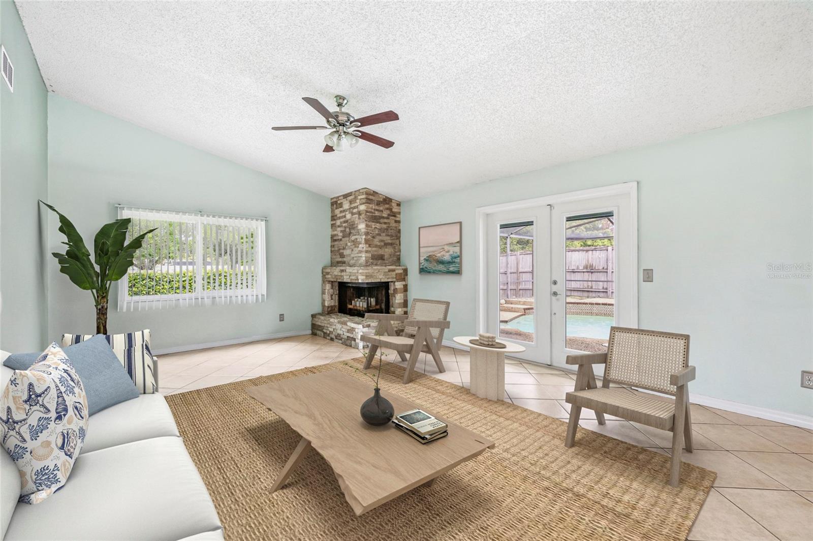 Living Room - Virtually Staged