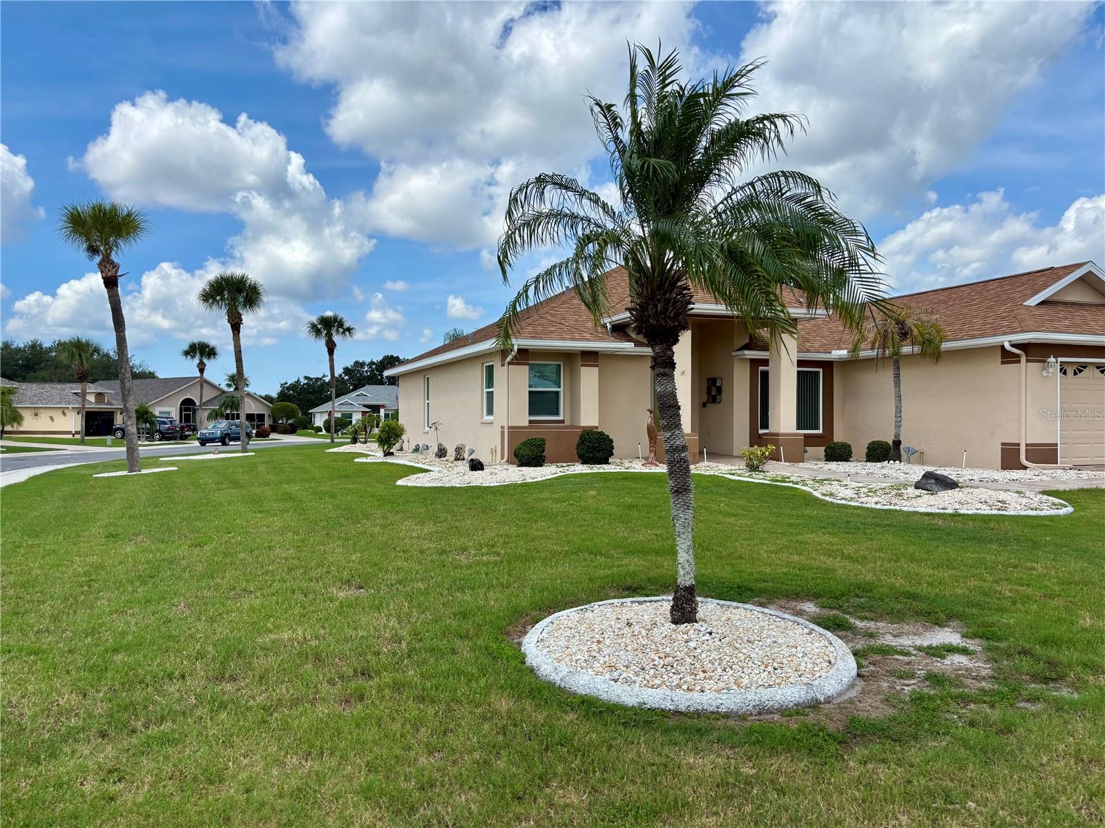 Spacious side yard