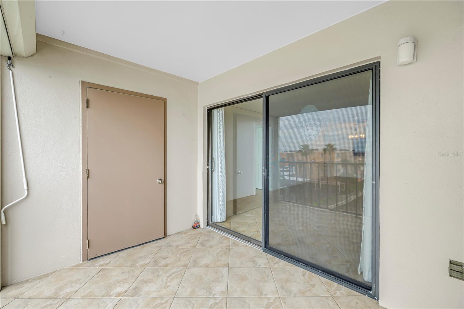 Balcony and storage