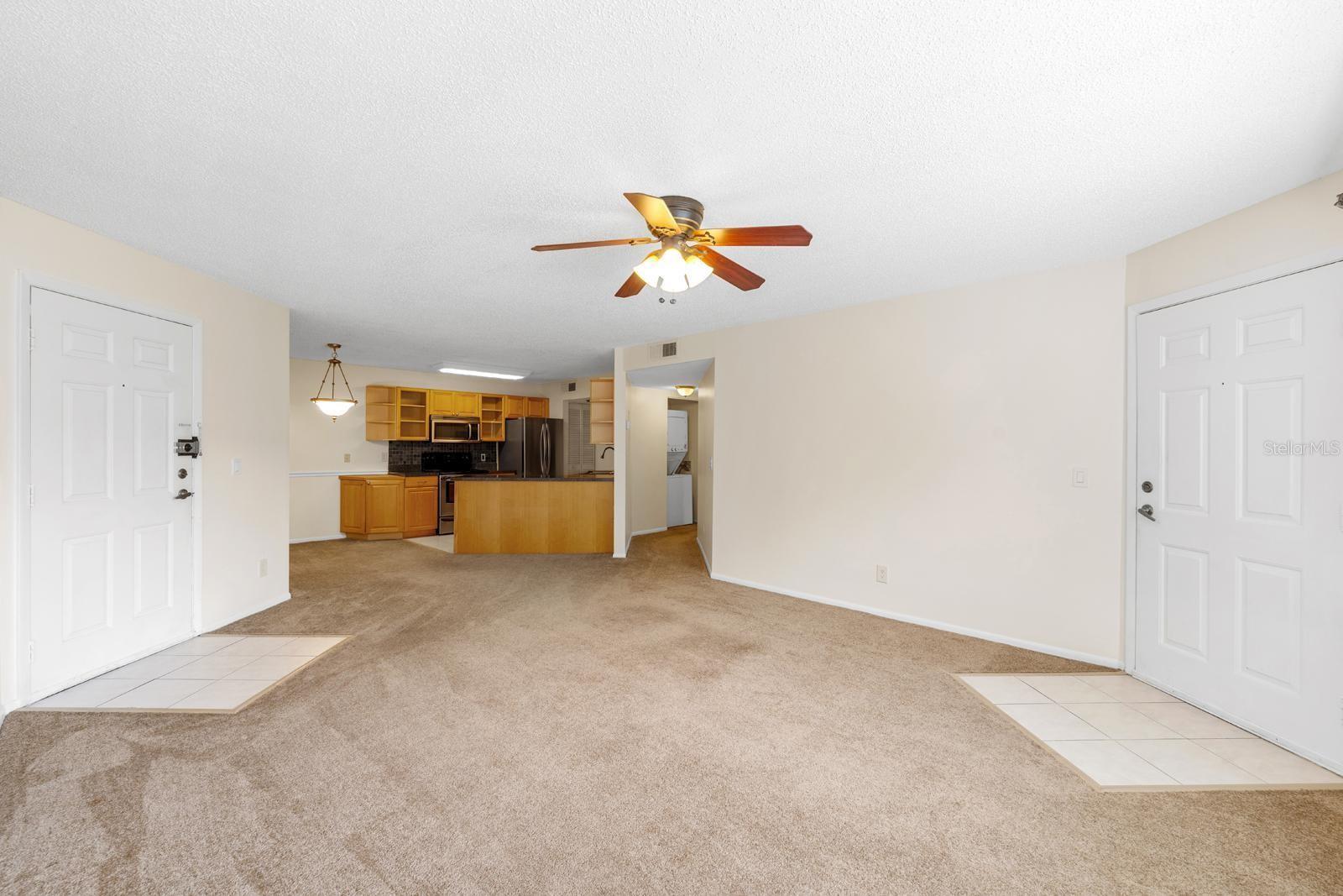 Living Room/ View from the balcony side.