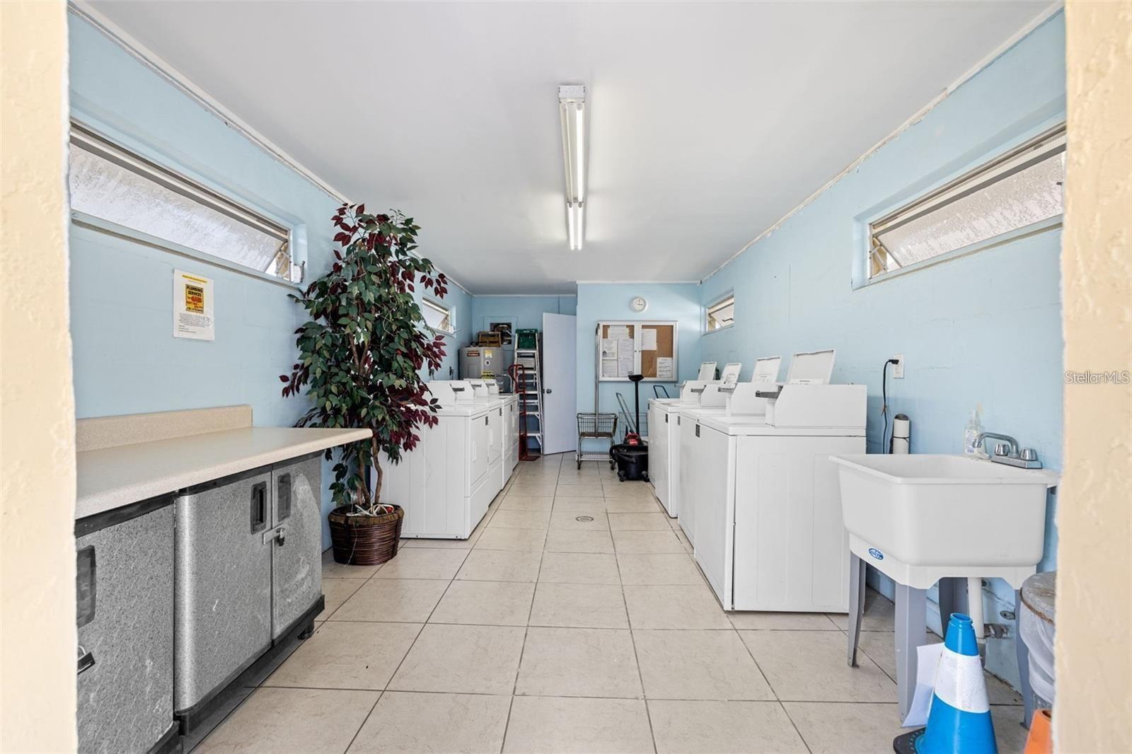 Laundry facilities - just steps from this condo