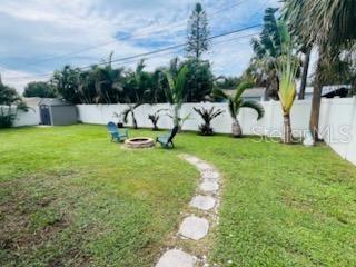 Back path - Fully fenced White PVC