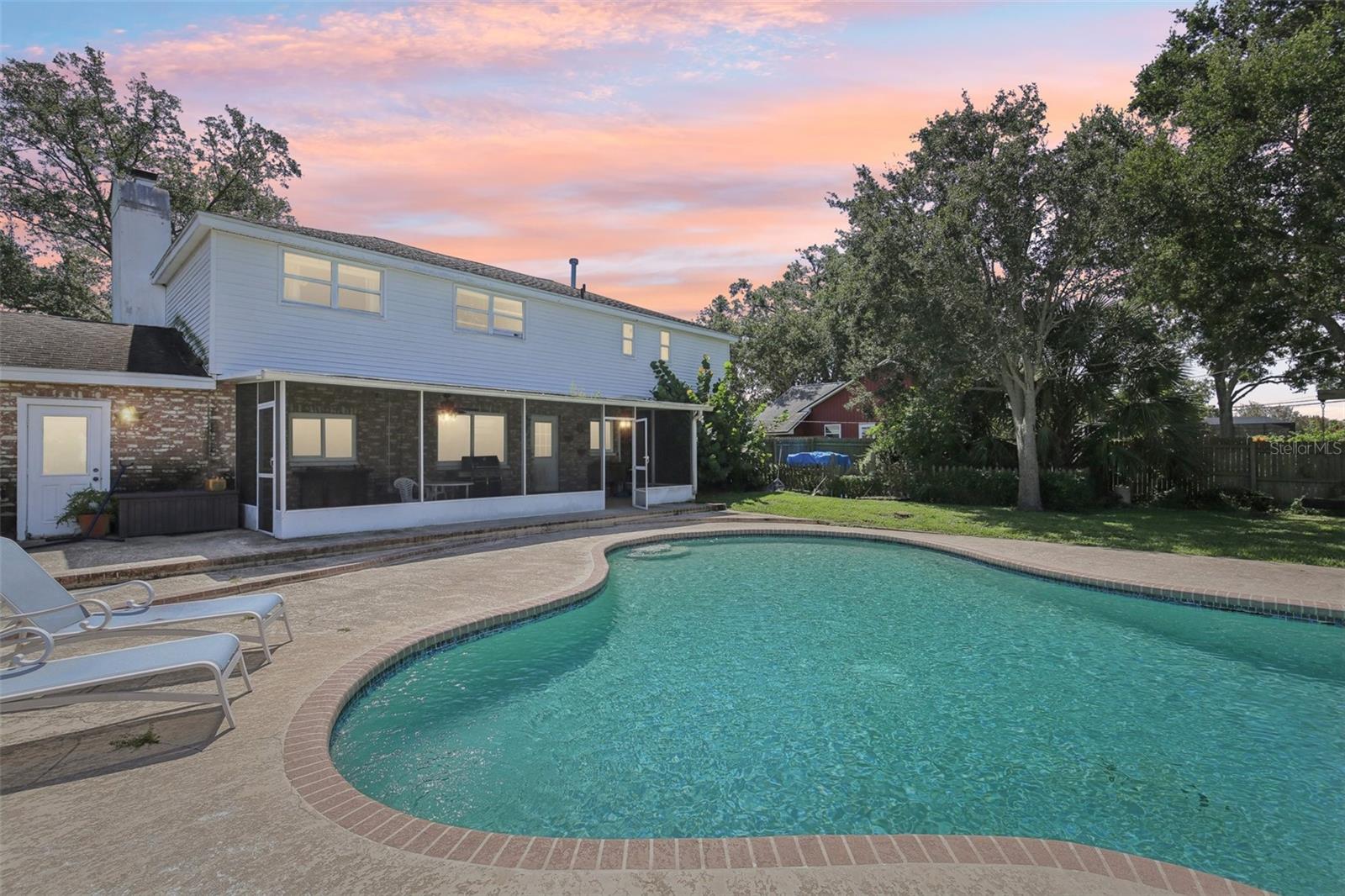 Backyard oasis